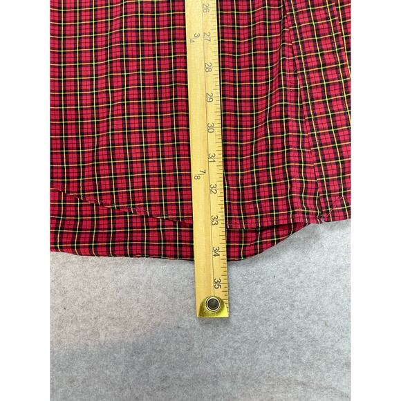Ralph Lauren Blake Shirt Men's 2XL XXL Red Checks Plaid Long Sleeve Button‎ Down - Picture 7 of 8